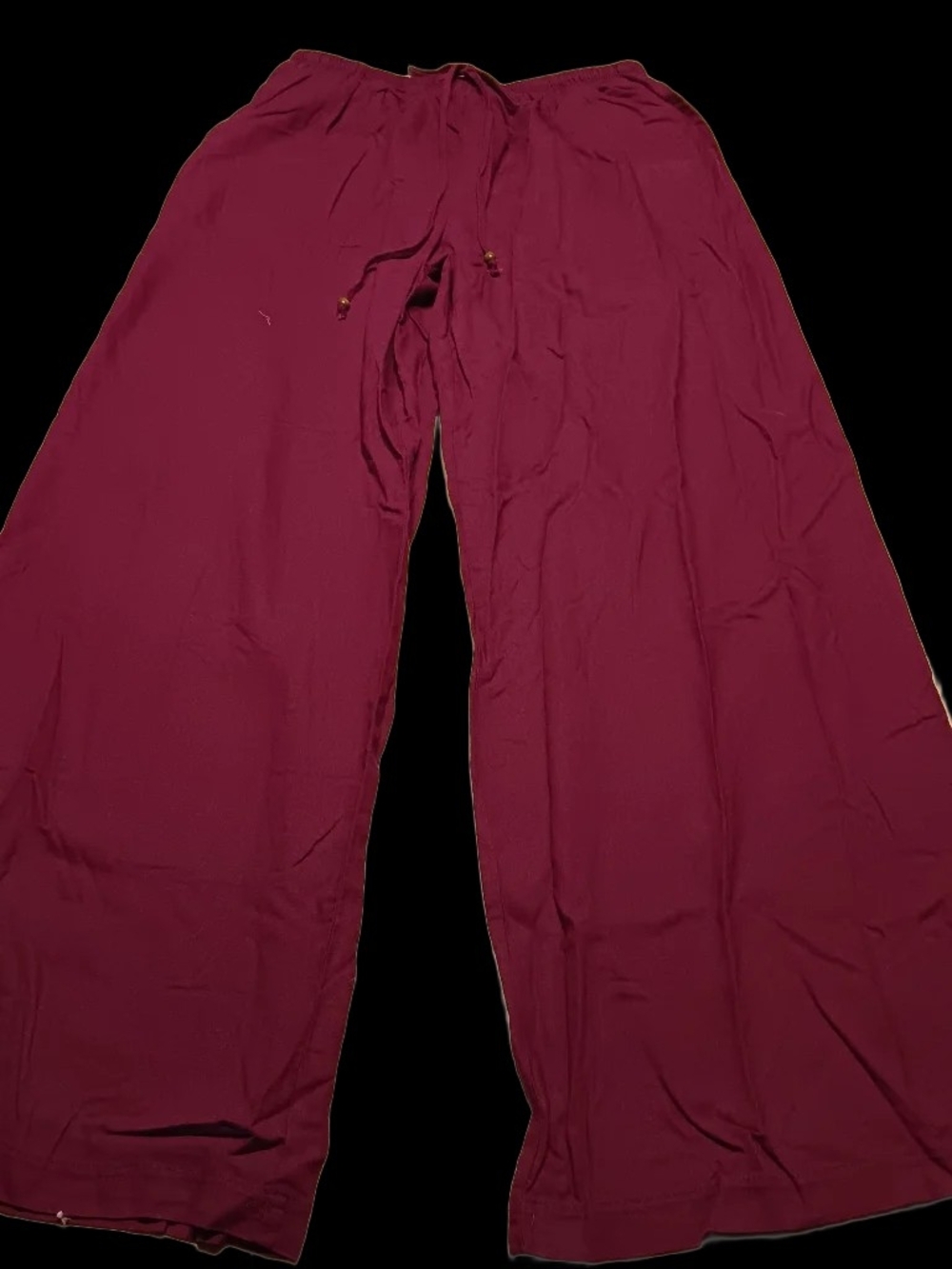 wild fable Womens Wide-Leg Drawstring Pants in Wine NWT